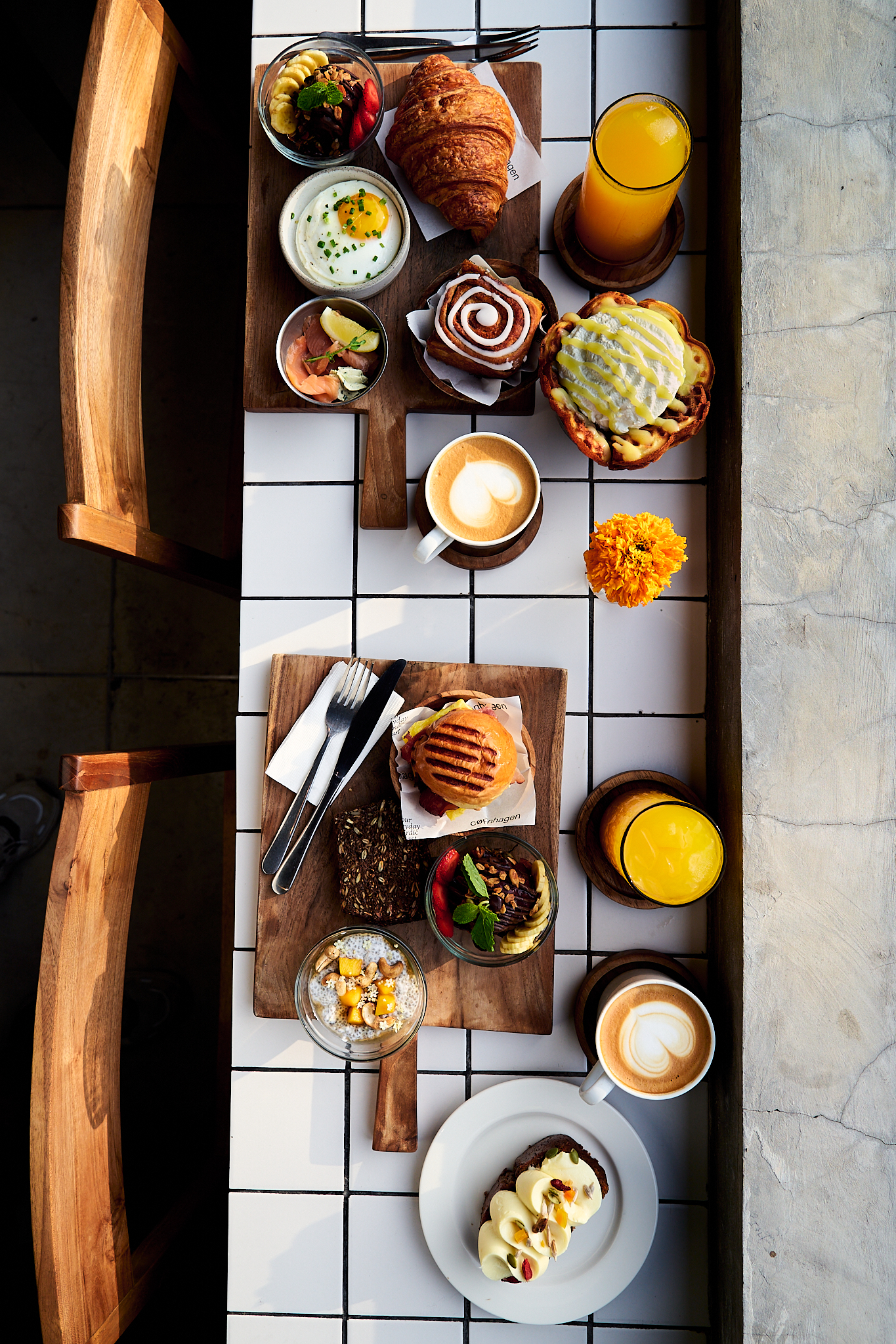 build your own feast at copenhagen cafe berawa